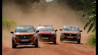 Peugeot 2008 vs Ford Puma vs Volkswagen T-Roc