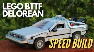 LEGO Back to the Future Delorean (10300) Speed Build + all three models built!