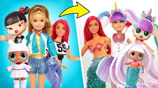 4 Doll Makeover Transformations