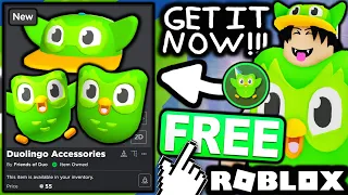 FREE ACCESSORIES! HOW TO GET Duolingo Bodysuit & Snapback Cap! (Roblox Duolingo Game Hub Event)