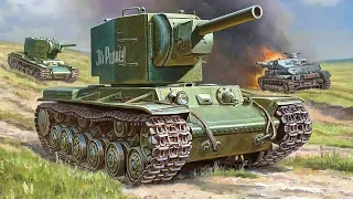 Обзор - КВ-2 Советский тяжелый танк. 1/35 Звезда (3608)