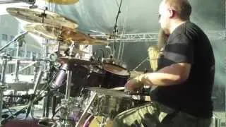 Finntroll Solsagan Live @ Tuska 2012 Drum Cam