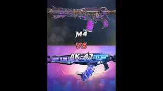 M4 vs AK-47 | Who is strongest #codm