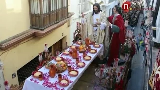 Hermandad de la Sagrada Cena por Carril y Cava del Castillo, Semana Santa 2015 - Sanlúcar de Bda.