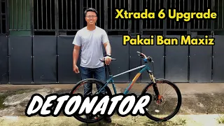 Polygon Xtrada 6 Upgrade | ganti ban Maxxis Detonator Makin enak