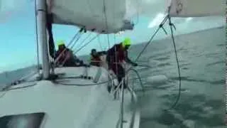 Man Over Board practise on a RYA Day Skipper course