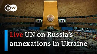 Watch live: UN General Assembly debates draft resolution condemning Russia's annexations in Ukraine