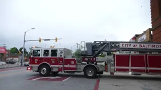 BCFD run for fire at Walbrook Firehouse