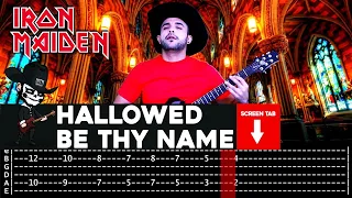 【IRON MAIDEN】[ Hallowed Be Thy Name ] cover by Masuka | LESSON | GUITAR TAB