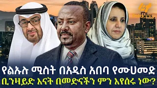 Ethiopia - የልኡሉ ሚስት በአዲስ አበባ የሙሀመድ ቢንዛይድ እናት በመድናችን ምን እየሰሩ ነው?
