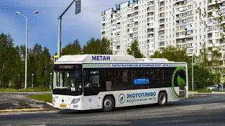 поездка на автобусе LOTOS 105 ( 2021 г.в ), АМ 989 86, маршрут 17 город  Нижневартовск
