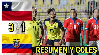 Chile FEM vs Ecuador FEM - RESUMEN Y GOLES - Futbol Femenino Internacional -  2022