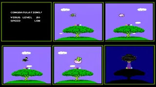 Every Dr. Mario NES Cut Scene & LV 20 Ending