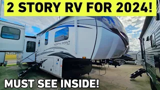 2 LEVEL Floorplan! Jayco Northpoint 390CKDS Fifth Wheel RV!