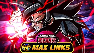 COMING TO GLOBAL! LEVEL 10 LINKS 100% LR FULL POWER SSJ4 GOKU! (DBZ: Dokkan Battle)