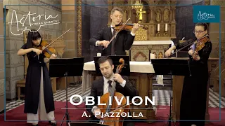 Oblivion | Astor Piazzolla | Astoria String Quartet Cover