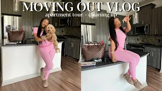 ATL EMPTY LUXURY APARTMENT TOUR + GETTING THE KEYS + CLEANING FOR THE FIRST TIME + PACKING UP S2E2♡