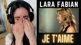 Singer Reaction to Lara Fabian - Je t'aime (Live in Paris, 2001) - Singer Reacts to Lara Fabian