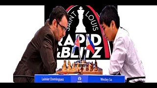 Wesley So Knight Sacrifice on f7 Followed by Strong Combinations is Too Much for Dominguez