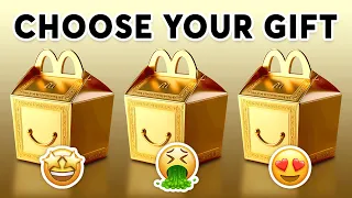 Choose Your GIFT...! 🎁 LUNCHBOX Edition 🍔🍕🍦 How Lucky Are You? | Pup Quiz