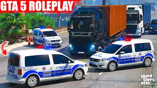 GTA 5 GERÇEK HAYAT #5 !! POLİS ÇEVİRMESİNE YAKALANDIK !!