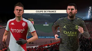 FIFA 23 - AS Monaco vs. PSG | Coupe de France 2022/23