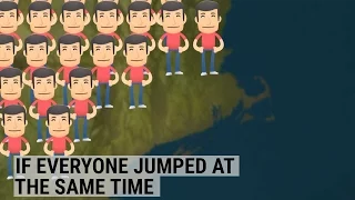 What would happen if everyone on Earth jumped at the same time