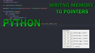 Python External Cheat | Writing Memory to a Pointer (with Offsets)