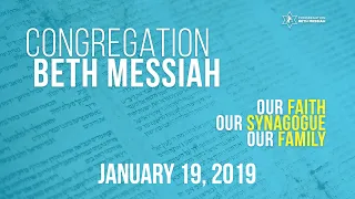 Shabbat Service - January 19, 2019