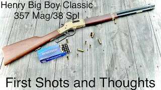 Henry Big Boy Classic in 357 Magnum - First Shots and Thoughts