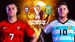 RONALDO v MESSI FIFA World Cup Qatar 2022 Portugal v Argentina PES 2021
