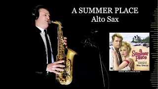 A SUMMER PLACE - M. Steiner - Alto Sax - Free score