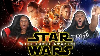 STAR WARS THE FORCE AWAKENS MOVIE REACTION | FIRST TIME WATCHING!!