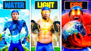 Jeffy Becomes ELEMENTAL SUPERHEROES In GTA 5!