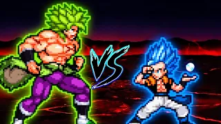 Broly DBS VS Gogeta (all form) in Jump Force Mugen 😱