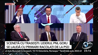 Mircea Badea, criză de râs la sceneta cu liderul PNL Gorj care se laudă cu primarii racolaţi de la P