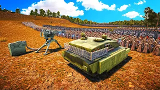 Uri 47 Tank, MG77 Machine & RAMBO Force vs 3.3 Million Pyramid Head & Alien Army !! UEBS 2