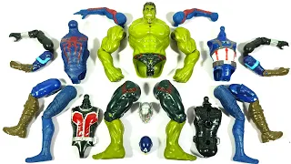 Avengers Superhero Toys Assemble Hulk Smash vs Spider-Man vs Captain America vs Ant Man