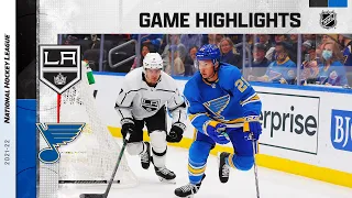 Kings @ Blues 10/23/21 | NHL Highlights