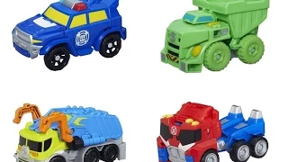 Transformers Rescue Bots Rescan 2015 Series 01 - Chase, Boulder, Salvage & Optimus Prime