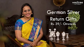 German SIlver Return Gifts by Wedtree | Rs. 39/- onwards