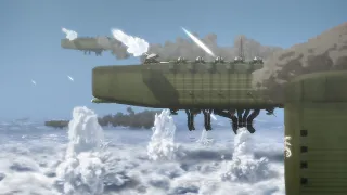 [Last Exile] Aerial Battle of Minagis (shots with ships only)