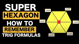 How to Remember TrigonometrIc Formulas without Memorizing | Super Hexagon