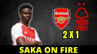 ARSENAL FANS EXALT BUKAIO SAKA IN ARSENAL'S PREMIERE LEAGUE DEBUT