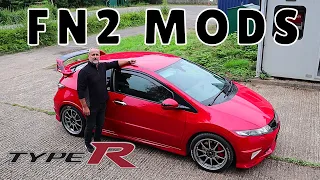 DAZ R BLOWS HIS PENSION MONEY MODDING HIS FN2! 😲 | My Current Mods Run Down | Honda Civic FN2 Type R