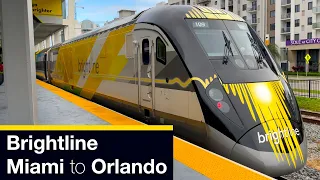 Brightline Florida, Miami to Orlando, Smart Class, BLFX, Bright Orange, Siemens Charger SCB-40