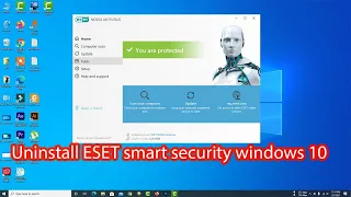 How to uninstall ESET smart security windows 10