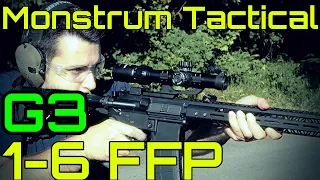 Monstrum Tactical 1-6x G3 FFP Review - Best Budget Scope Under $200?? - Flawed Reticle Design