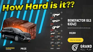 How Hard is it to Win a Car From This Crate in Grand RP??