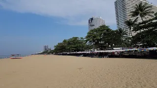 Jomtien beach Pattaya Thailand walking tour, Bay Beach, D Varee, View Talay, Riviera, Pizza, Sarita